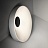 Минималистичный потолочный светильник с асимметричным дизайном ECLA 47 см  Черный фото 6