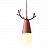 Подвесной светильник с оленьими рогами DEER Розовый фото 2