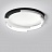 Дизайнерский светодиодный светильник на потолок VIMA 40 см  Черный фото 2