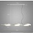 Светодиодный реечный светильник в шести цветовых решениях TAVIS LONG 3 плафона Белый фото 7