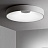 Минималистичный потолочный светильник с асимметричным дизайном ECLA 47 см  Белый фото 9