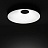 Минималистичный потолочный светильник с асимметричным дизайном ECLA 47 см  Черный фото 8