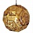Подвесной светильник Punch Ball 57 см  Золотой фото 2
