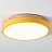 Светодиодные плоские потолочные светильники KIER WOOD 60 см  Желтый фото 18