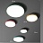 Цветной круглый плоский светодиодный светильник DISC COLOR 60 см  Серый фото 4