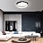 Дизайнерский светодиодный светильник на потолок VIMA 60 см  Белый фото 8