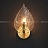 Настенный светильник в виде листа из прозрачного фактурного стекла FLAVIA WALL фото 4
