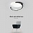 Дизайнерский светодиодный светильник на потолок VIMA 50 см  Белый фото 9