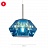 Подвесной светильник в виде кристалла ICE AND FIRE ГолубойB фото 12