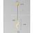 Подвесной светильник FR-144 Золотой фото 2