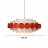 Люстра Doria Leuchten hanging lamp 40 см  Красный фото 9