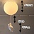 Серия потолочных светильников Мишка на шаре WASTY модель E большой фото 14