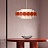 Люстра Doria Leuchten hanging lamp 60 см  Красный фото 19