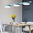 Светодиодный реечный светильник в шести цветовых решениях TAVIS LONG 6 плафонов Серый фото 11