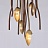 Подвесной светильник с рельефным плафоном и деревянными лианами TUSKET светлое дерево 4 лампы фото 21