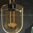 Настенный светильник в стиле постмодерн с плафоном из янтарного стекла SIVAN WALL фото 7