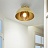 Потолочный светильник в минималистском дизайне со стеклянным плафоном HOWES 20 см  Серый фото 11