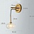 Настенный светильник в стиле постмодерн на регулируемом подвесе Золотой фото 5