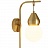 Настенный светильник с шарообразным матовым плафоном и деревянной отделкой FABRON WALL фото 6