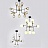 Люстра с плафонами-шарами BISTRO 16 плафонов МедныйДымчатый фото 15
