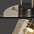 Настенный светильник в стиле постмодерн с плафоном из янтарного стекла SIVAN WALL фото 2