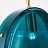Подвесной светильник с плафоном из синего стекла LEWIS фото 10