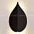 Светодиодный настенный светильник в виде металлического листка LISSEN фото 3
