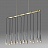 Jonathan Browning Apollinaire Linear Chandelier фото 2