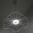 Светодиодный светильник с абажуром из прутьев Черный фото 4