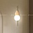 Настенный светильник с шарообразным матовым плафоном и деревянной отделкой FABRON WALL фото 8